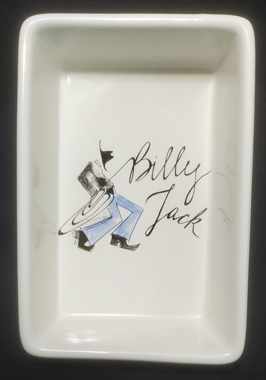 Pottery Barn Tie One On Billy Jack Cowgirl Bar Nut Condiment Dish Bowl